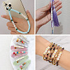 500Pcs Plating Acrylic Beads PACR-TADJ0001-01E-6