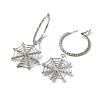 Halloween Alloy Tassels Hoop Earrings EJEW-K274-02P-2