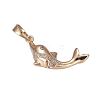 Brass Pendants KK-L162-02G-2