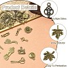 30Pcs Tibetan Style Alloy Pendants FIND-YW0008-70-5