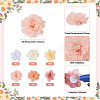 6Pcs 6 Colors Organza Ornament Accessories DIY-TA0006-50A-3
