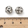 10mm Brass Crystal Rhinestone Beads KK-S519-01C-P-3
