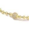 3MM Brass European Style Ball Chain Bracelets for Jewelry Making BJEW-G703-06G-2