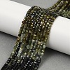 Natural Green Tourmaline Beads Strands G-M096-A01-01-1