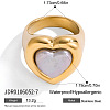 304 Stainless Steel Fresh Water Pearl Finger Rings FS-WG9EDCA-04-2