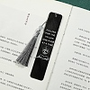 Word Falling for the Villain One Page at a Time Stainless Steel Rectangle Bookmark PW-WG916F6-01-2