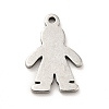 Non-Tarnish 201 Stainless Steel Pendants STAS-H172-05P-3