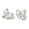 Brass Stud Earrings EJEW-D109-05P-2