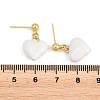 Brass Enamel Stud Earring EJEW-Z164-19G-6