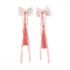 Bowknot Long Ribbon Alligator Hair Clip LS-PHAR-D013-03C-2