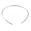 202 Stainless Steel Wire Choker Necklace NJEW-H011-07P-1