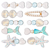 2 Bags 2 Styles Resin & Alloy Alligator Hair Clips AJEW-CY0001-39B-6
