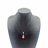 Natural Orange Quartz Gourd Pendant Necklaces WJ9079-5-1