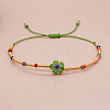 Bohemian Style Floral Beaded Braided Bracelets PK5230-3-1