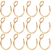 Beebeecraft 30Pcs 304 Stainless Steel Clip on Nose Ring Findings STAS-BBC0003-95G-1