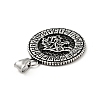 304 Stainless Steel Pendants STAS-P309-09AS-3