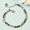 Natural Crazy Agate & Non-magnetic Synthetic Hematite Beaded Bracelets for Women BJEW-Z148-04P-02-1