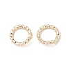 Brass Twisted Open Jump Rings X-KK-WH0060-02B-G-1