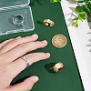 4Pcs 4 Styles 304 Stainless Steel Open Cuff Ring Findings STAS-UN0057-71-3