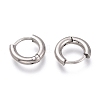 Tarnish Resistant 201 Stainless Steel Huggie Hoop Earrings EJEW-L256-05L-P-2