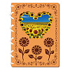 Wooden Commemorative Cards Book WOOD-WH0045-01-1