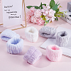 10Pcs 5 Colors Coral Velvet Elastic Headbands OHAR-CN0001-02-3