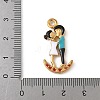 304 Stainless Steel Enamel Pendants STAS-Z153-07G-01-3
