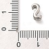 304 Stainless Steel Slide Charms STAS-B075-37P-S-3