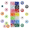 540pcs 14 Colors Transparent Acrylic Beads TACR-YW0002-08-1