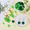 270Pcs 9 Styles Transparent Acrylic Pendant OACR-SZ0001-43-5