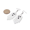 MIYUKI Round Rocailles Beaded Ghost Dangle Earrings EJEW-TA00234-3