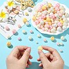 250G UV Plating Rainbow Iridescent Opaque Acrylic Beads PACR-CJ0001-38C-4