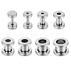 304 Stainless Steel Ear Plugs Gauges WG10FF3-49-3