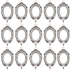 SUNNYCLUE 30Pcs Alloy Pendant Cabochon Settings FIND-SC0009-22-1