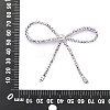 Alloy & Glass Bowknot Chandelier Component Links PALLOY-D360-01G-3