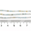 Natural Flower Amazonite Beads Strands G-F770-A03-02-5