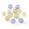  Jewelry 12Pcs 6 Style Transparent Handmade Blown Glass Globe Beads GLAA-PJ0001-03-2