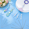 100Pcs 2 Colors Brass Ball Head Pins KK-PH0015-37-4