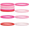 6Pcs 6 Colors Handmade Polymer Clay Stretch Bracelets BJEW-SW00138-1
