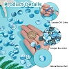 Natural Akoya Shell Dyed Disc Charms SHEL-WH0005-05B-5