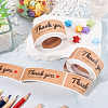 2 Rolls Rectangle Thank You Theme Paper Stickers DIY-TA0013-47A-4