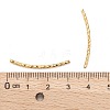 Brass Curved Tube Beads X-KK-T014-49G-4