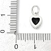 Brass Micro Pave Cubic Zirconia Pendants KK-H204-01S-04-3