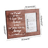 MDF Wood Photo Frames DIY-WH0231-078-2