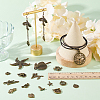 80Pcs 20 Style Tibetan Style Alloy Pendants Sets TIBEP-FG0001-03-3