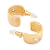 Brass Drawbench Stud Earring EJEW-L288-008G-3