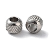 303 Stainless Steel Beads STAS-Q302-25C-P-1