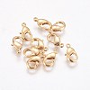 Brass Lobster Claw Clasps X-KK-WH0030-01G-1