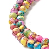 Assembled Natural & Dyed Magnesite Beads Strands G-L575-02L-A-3