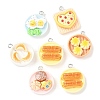 Opaque Resin Pendants X-RESI-V005-003-2